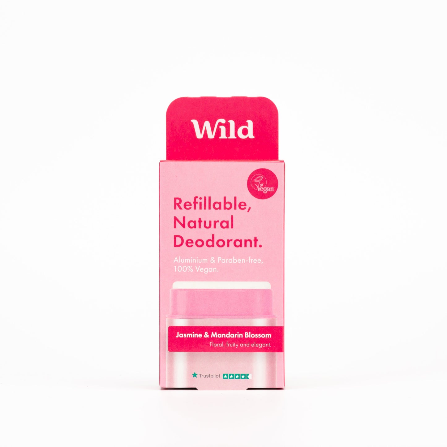 Pink Case + Jasmine & Mandarin Blossom Deo Refill - Wild